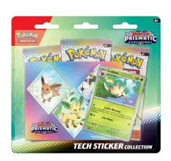 Pokemon Prismatic Evolutions Tech Sticker Collection Sealed x 4 total - Image 2