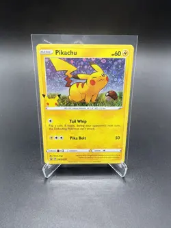 Pikachu Pokemon TCG 25th Anniversary SWSH039 General Mills Holo Promo - Image 3
