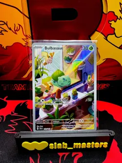 Bulbasaur 143/142 IR - Stellar Crown - Pokemon TCG - SHIPS FAST pack to sleeve - Image 1