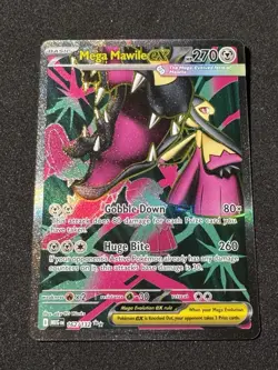 Pokemon Mega Mawile EX 162/132 Secret Rare Full Art Holo - Mega Evolutions En - Image 1