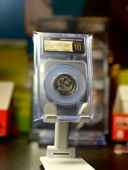 1998 Ser. 1 Japanese Meiji Battle Coin 🍃Ivysaur 🍃 SP40 (Vine Whip) ⭐POP. 1 ⭐ - Image 1