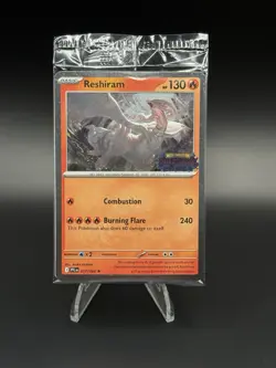 Reshiram 017/094 - Holo Rare - Pokemon- Phantasmal Flames - Sealed Stamped Promo - Image 1