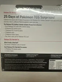 Pokemon 2025 Holiday Calendar + Poke Ball (Ships Sealed or Broken Down) - Image 3
