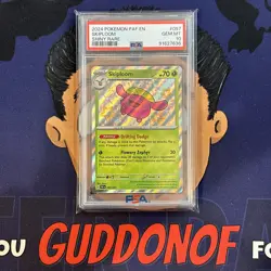 💎PSA 10 GEM MINT 2024 Pokemon Paldean Fates SKIPLOOM #097 Shiny Rare - Image 1