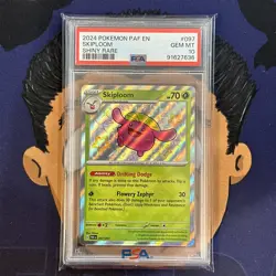💎PSA 10 GEM MINT 2024 Pokemon Paldean Fates SKIPLOOM #097 Shiny Rare - Image 2