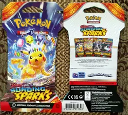 2 (TWO) POKEMON SCARLET & VIOLET SURGING SPARKS BLISTER PACK - Image 1