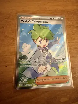 Wally's Compassion 176/132 Ultra Rare Mega Evolutions English Pokemon TCG - Image 1