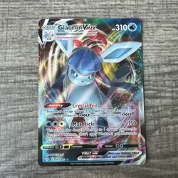 Pokemon TCG Glaceon Vmax 041/203 Evolving Skies Sword & Shield HOLO ULTRA RARE - Image 1