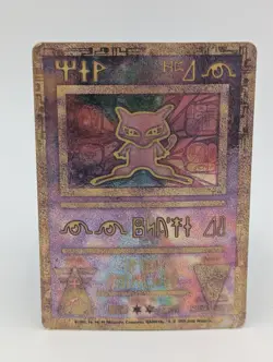 Pokemon TCG Ancient Mew Promo Holo Rare Vintage Damaged - Image 1