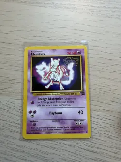 Pokemon TCG Mewtwo 3 Black Star Promo The First Movie promo LP - Image 2
