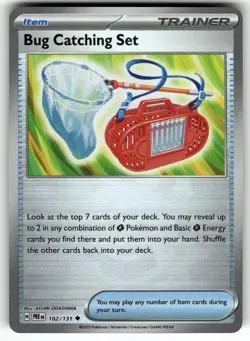 Bug Catching Set (Poke Ball Pattern) 102/131 SV: Prismatic Evolutions NM Pokemon - Image 1