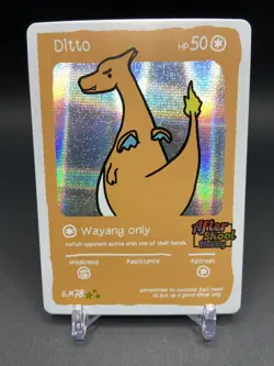 Ditto Wayang Only Charizard /78 - After Skool Hobby 2 - Pokemon Fan Art **RARE** - Image 1
