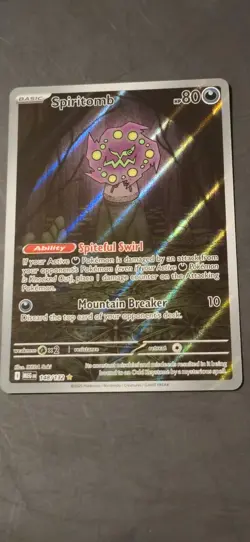 2025 Pokemon Spiritomb 148/132 IR Mega Evolution Illustration Rare - Image 1