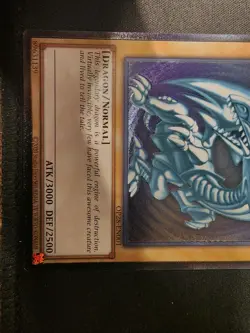 Blue-Eyes White Dragon OP28-EN001 OTS Tournament Pack 28 Unlimited #12 - Image 3