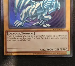 Blue-Eyes White Dragon OP28-EN001 OTS Tournament Pack 28 Unlimited #5 - Image 2