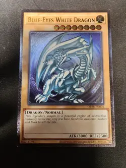 Blue-Eyes White Dragon OP28-EN001 OTS Tournament Pack 28 Unlimited - Image 1