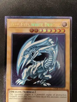 Blue-Eyes White Dragon OP28-EN001 OTS Tournament Pack 28 Unlimited #6 - Image 2