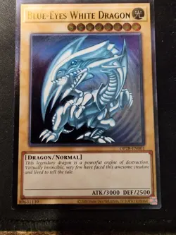 Blue-Eyes White Dragon OP28-EN001 OTS Tournament Pack 28 Unlimited #6 - Image 3
