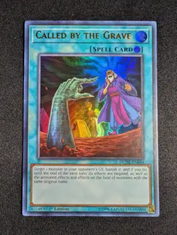 Yugioh - Called by the Grave DUDE-EN044 1st Eidtion Ultra Rare NM - Image 1