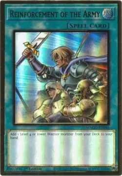 Reinforcement of the Army - MAGO-EN046 - Premium Gold Rare - 1st Edition - Light - Image 1