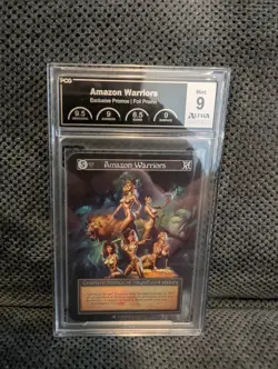 Sorcery Contested Realm Amazon Warriors Alpha investments Promo Foil PCG 9 Mint - Image 1