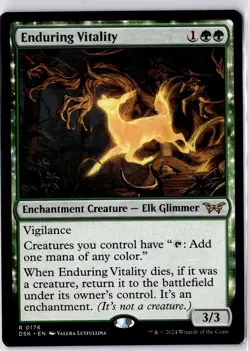 Enduring Vitality Duskmourn: House of Horror Regular NM R 0176 - Image 1