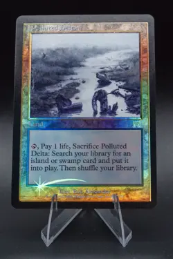 Polluted Delta: 2002 Magic the Gathering - Onslaught Foil - Image 1
