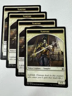[X4] Vampire Token - Regular #1 Ixalan VLP MTG - Image 1