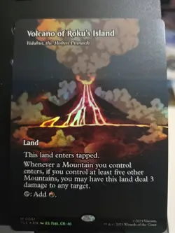 Volcano of Roku's Island - Valakut, the Molten Pinnacle (Borderless) Avatar: The - Image 1