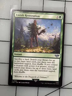 Entish Restoration #163 (NM) Lord of the Rings LTR Magic MTG - Image 1