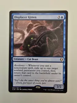 MTG - Displacer Kitten - 63 - Battle for Baldur's Gate - LP+ - Image 1