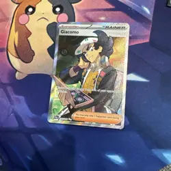 Pokemon TCG Giacomo Scarlet & Violet Paldea Evolved 252/193 Holo Ultra Rare - Image 1
