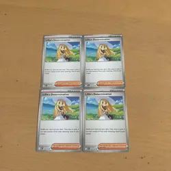 Lillie's Determination 119/132 - Playset of 4 - Mega Evolutions English Pokemon - Image 1
