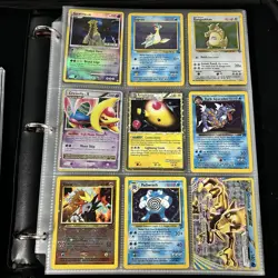 Pokemon Collection Vintage WoTC & PSA Meganium 100+ cards Binder Page Lot - Image 4