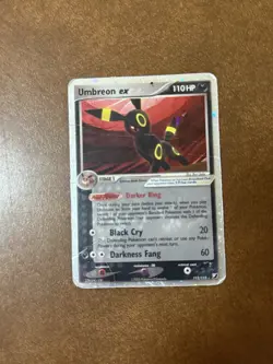 Umbreon ex 112/115 Damaged - Unseen Forces Vintage Pokemon Card - Image 1