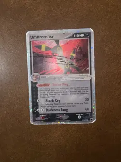 Umbreon ex 112/115 Damaged - Unseen Forces Vintage Pokemon Card - Image 2