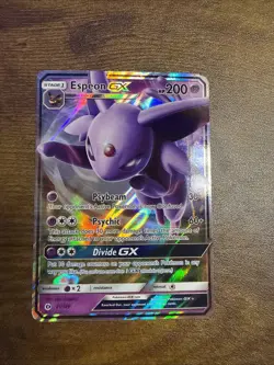 Pokemon Espeon GX Holo Ultra Rare TCG Card 2017 Sun & Moon Base Set, 61/149 - Image 1