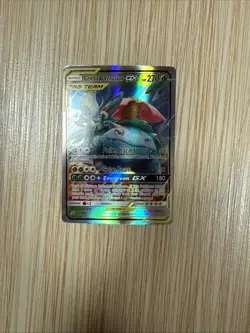 Pokemon TCG Celebi & Venusaur GX 1/181 Sm-Team Up Tag Team Ultra Rare Card - Image 1