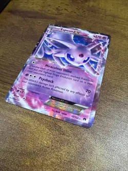 Pokemon TCG Espeon EX 52/122 XY Breakpoint Ultra Rare Card - Image 2