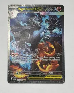 Mega Charizard X EX SIR 125/094 Phantasmal Flames English Pokemon TCG - Image 1