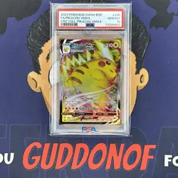 ??PSA 10 GEM MINT 2023 Pokemon Crown Zenith Collection PIKACHU VMAX #286 Promo - Image 1