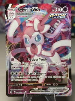 Pokemon TCG Sylveon Vmax Sword & Shield: Evolving Skies 075/203 Holo Ultra Rare - Image 1