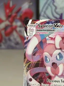 Pokemon TCG Sylveon Vmax Sword & Shield: Evolving Skies 075/203 Holo Ultra Rare - Image 2