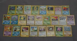 Lot of 50 Vintage Common Pokemon Cards- Gym Heroes, Team Rocket, Base Set 2 - Image 1