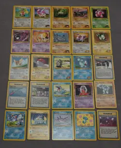 Lot of 50 Vintage Common Pokemon Cards- Gym Heroes, Fossil, Base Set 2 - Image 1