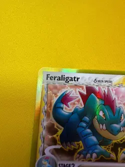 Feraligatr 2/101 2006 EX Dragon Frontiers Pokemon Card Reverse Holo Rare DAMAGED - Image 3