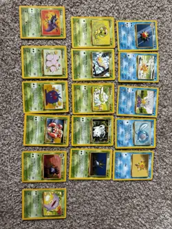 Vintage WOTC Pokemon Card Rare Lot - Fossil, Jungle, Base Set 1999 MP/HP - Image 1