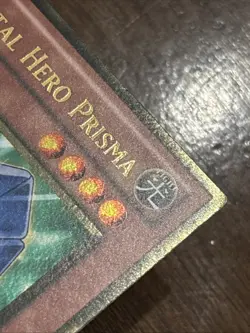 Elemental Hero Prisma GLD3-EN014 Gold Series 3 Limited Edition Gold Rare LP - Image 5