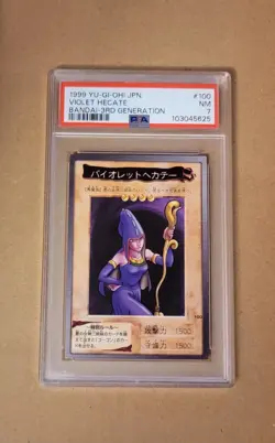 Yu-Gi-Oh! Violet Hecate Japanese Bandai 3rd Generation #100 Season Zero PSA 7 - Image 1