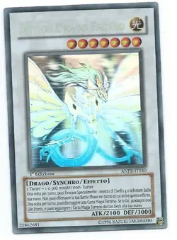 Yugioh! Ancient Fairy Dragon ITALIAN ANPR-EN040 Ghost Rare 1st First Edition - Image 1
